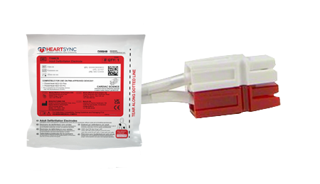 HeartSync Defib Cardiac packaging and connector