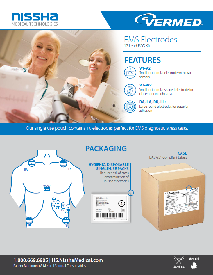 EMS & Emergency ECG Electrodes